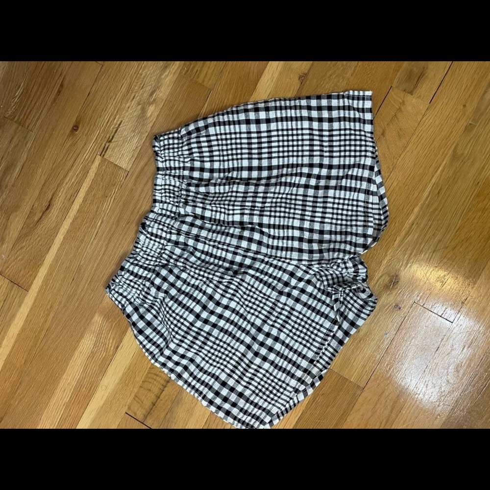 Glassons Plaid Linen Shorts